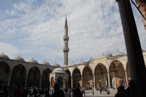 Courtyard of the Blue Mosque