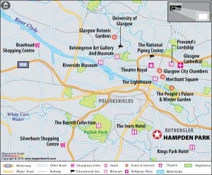 Location Map of Hampden Park