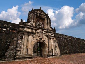 Fort Santiago, Intramuros district of Manila , Philippines.