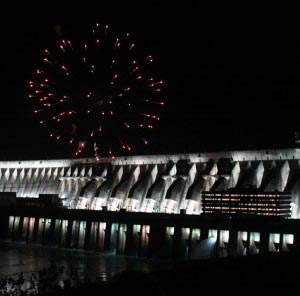 Itaipu Dam in Brazil