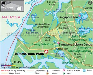 Jurong Bird Park Location Map