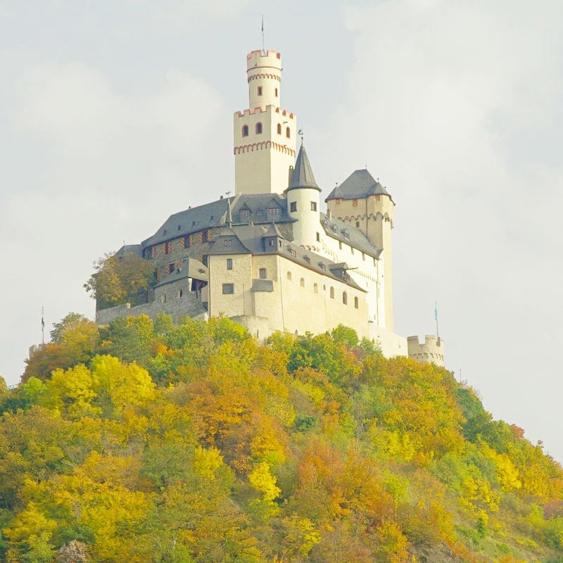 Marksburg Castle in Germany