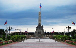 Rizal Monument at Rizal Park in Manilla, Philippines