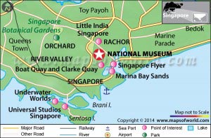 National Museum of Singapore Location Map