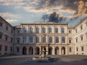 Palazzo Barberini or the National Gallery of Ancient Art in Barberini Palace at Rome, Italy