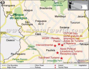 Location Map of Pico do Jaraguá