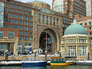 Rowes Wharf in Boston, USA