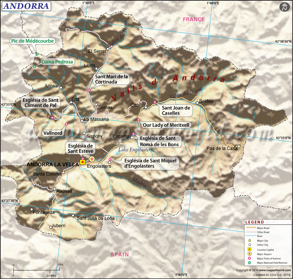 Andorra Map