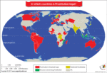 In 77 countries Prostitution is considered a legal trade