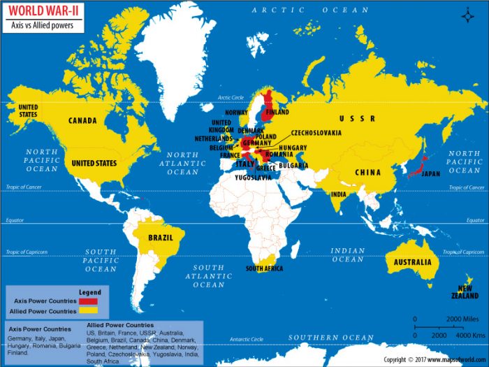 Allied Powers And Axis Powers