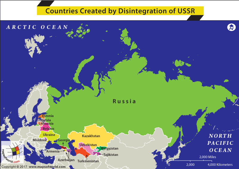 How Many Countries were Created by Disintegration of USSR? - Answers