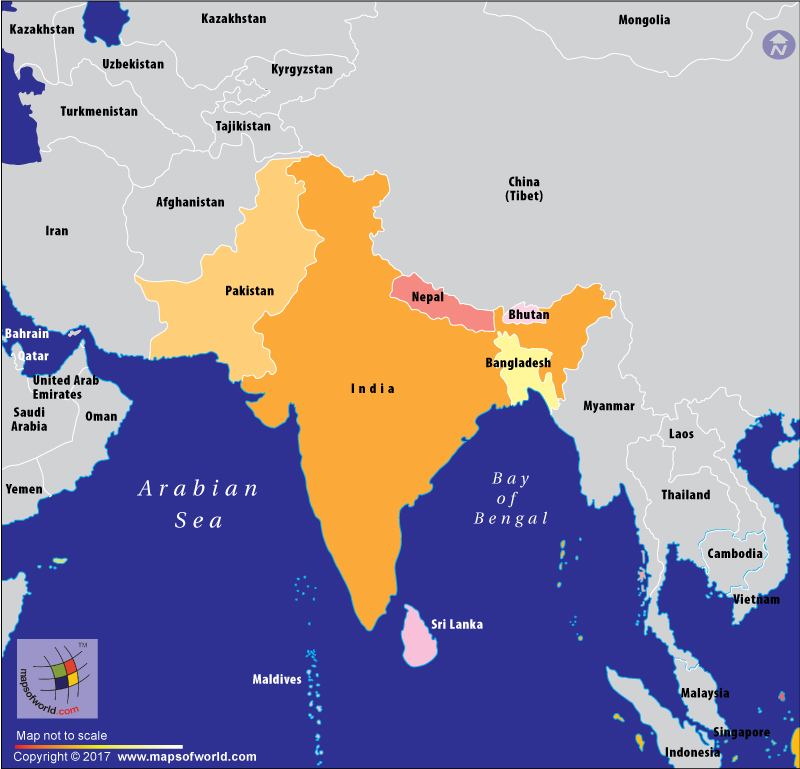 Why Is India called a sub-continent?