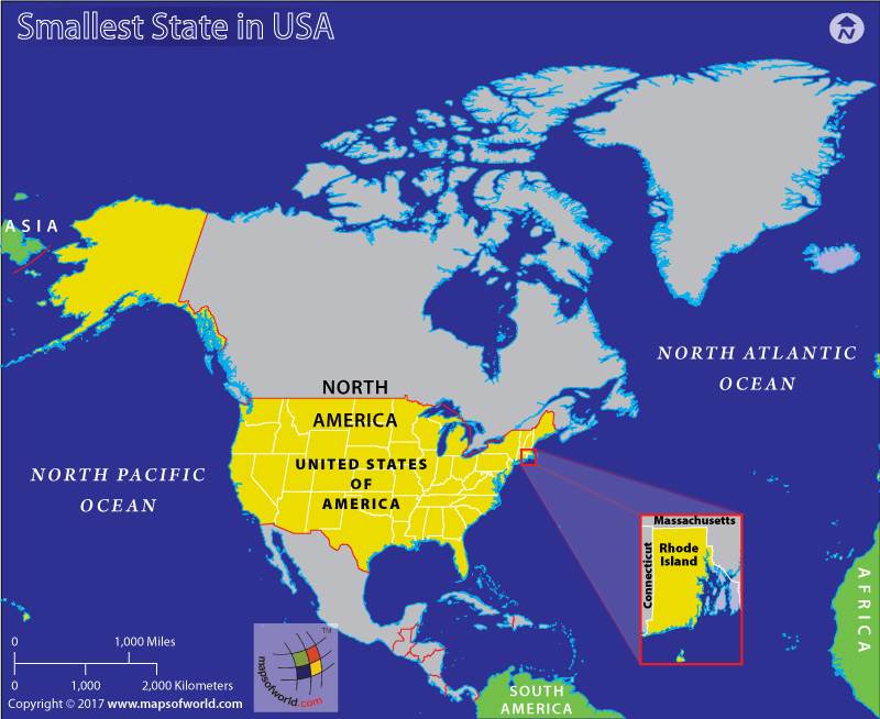 Smallest State in USA | What is the smallest state in the US