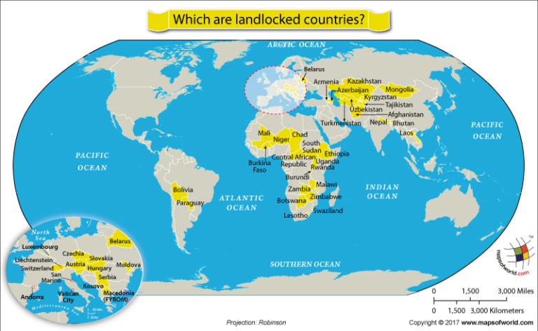 which-are-landlocked-countries-answers