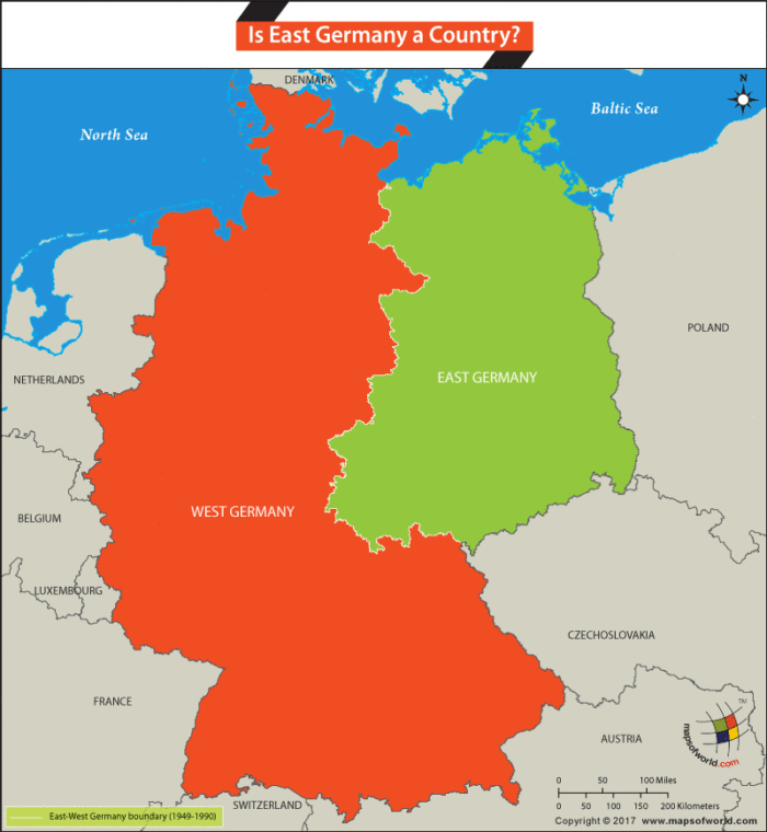 Map Is East Germany Country 700x760 