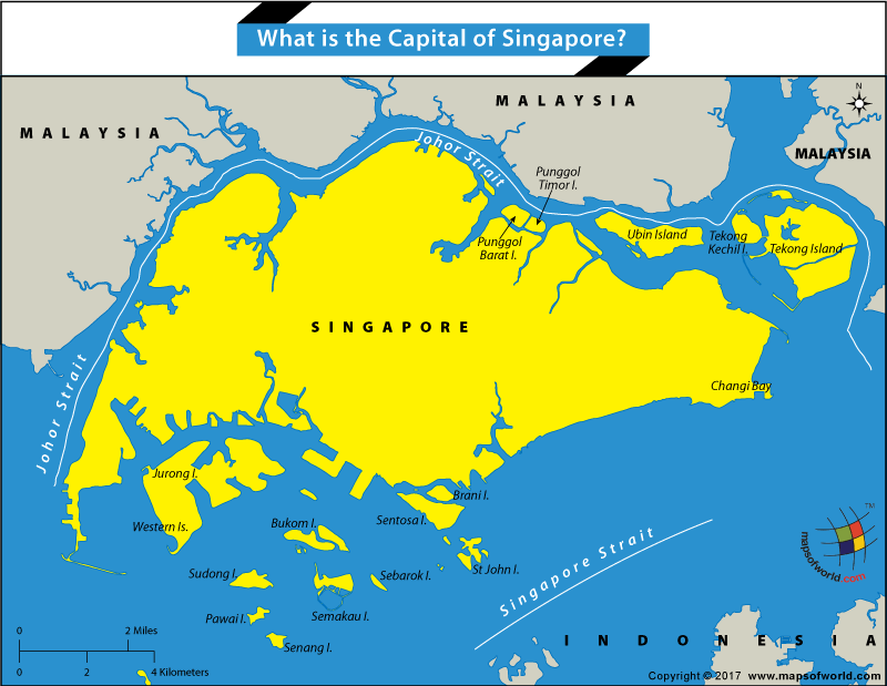 Map highlighting Singapore