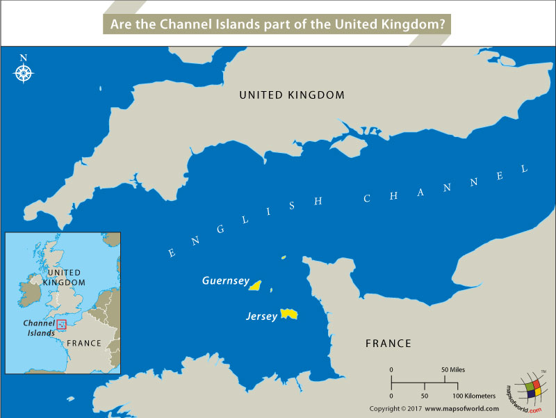 Location Map Channel Islands 