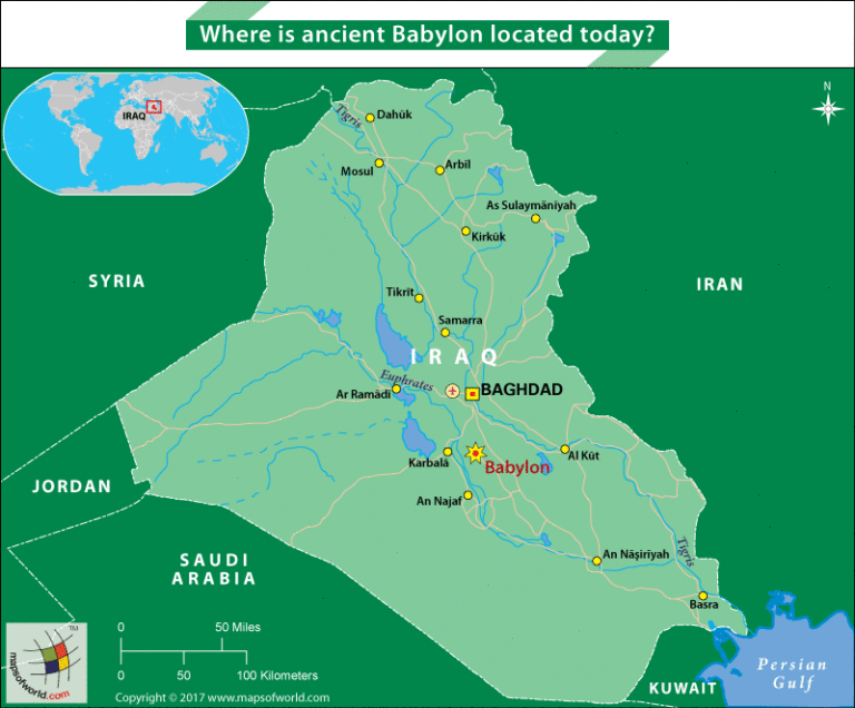 Where is Ancient Babylon Located Today | Where is Babylon?