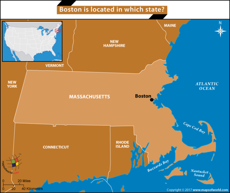 Boston is located in which state? - Answers