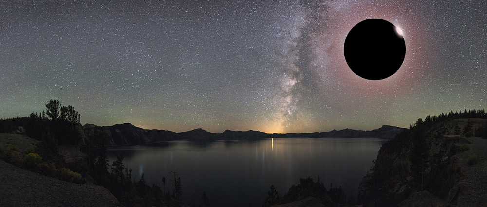 Oregon skyline at Night