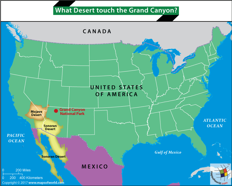 sonoran desert on world map