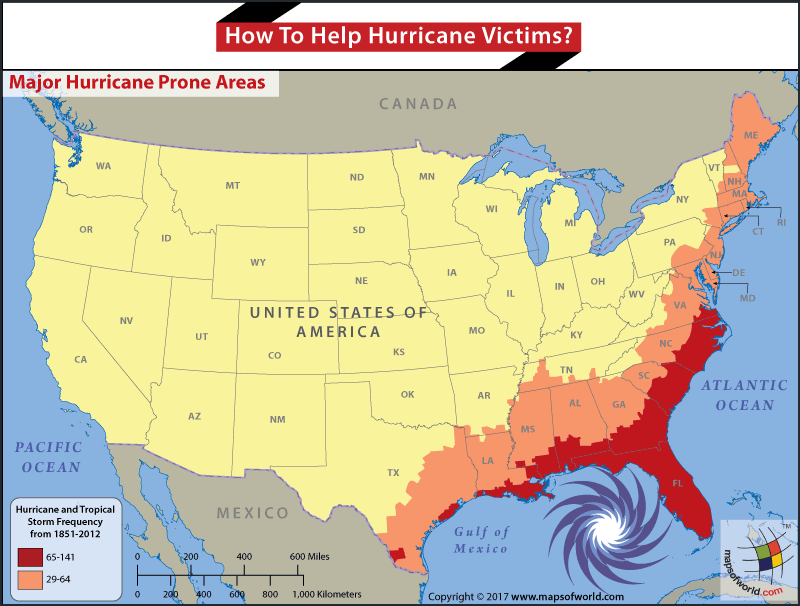 Us Hurricane Map - Dianna Mehetabel