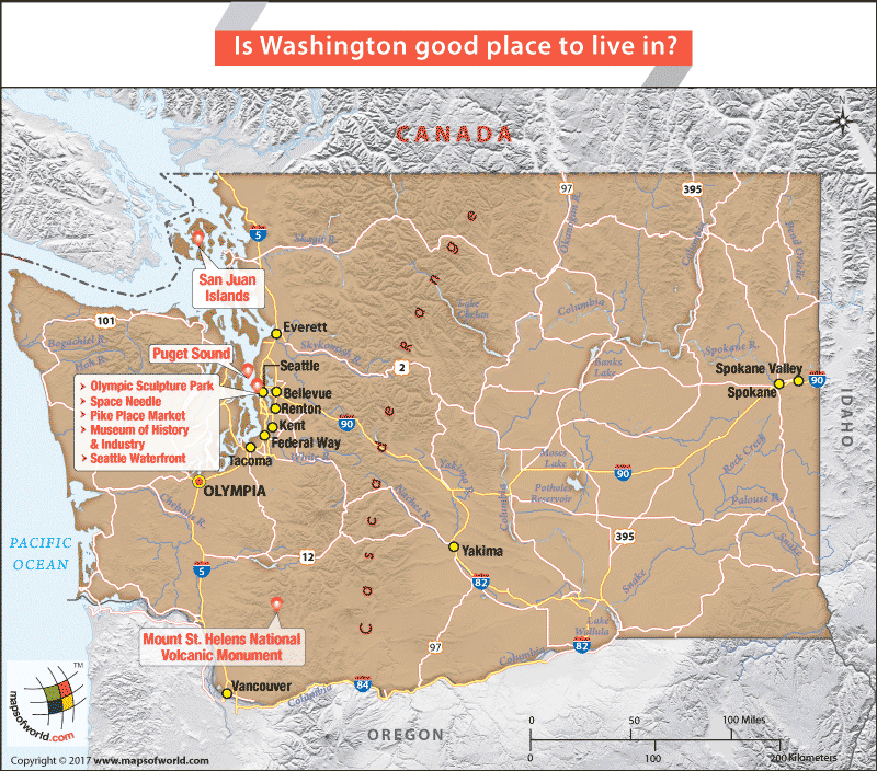 State Washington Map