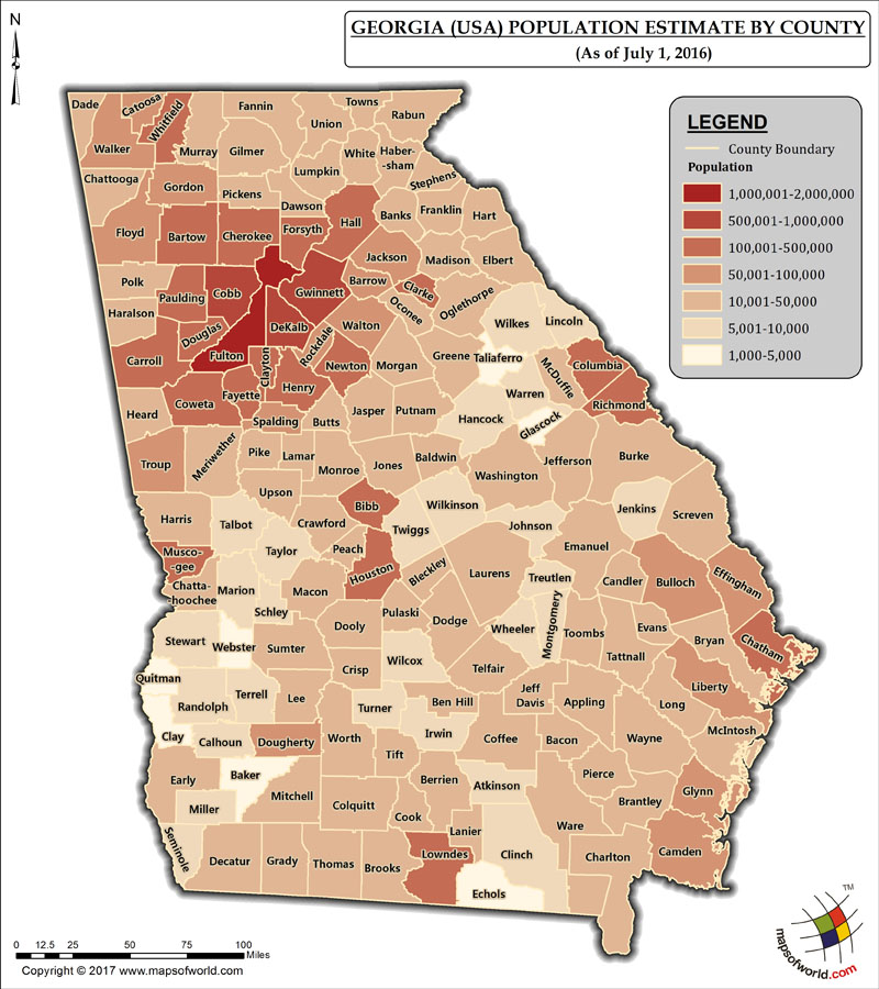 What Is The Population Of Georgia Answers