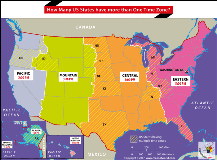 us-map-highlighting-states-which-are-having-more-than-one-time-zone