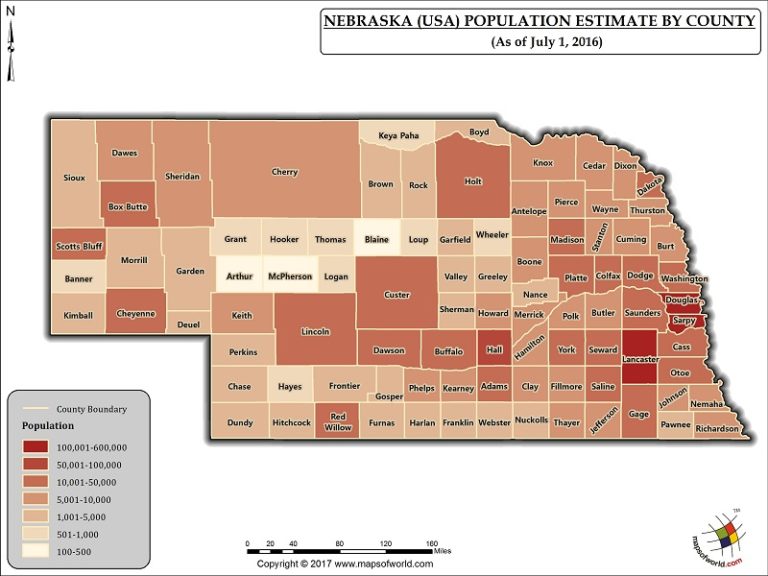 What is the Population of Nebraska Answers