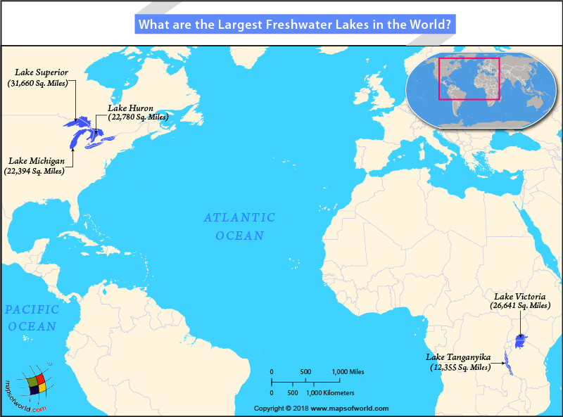 freshwater map of the world