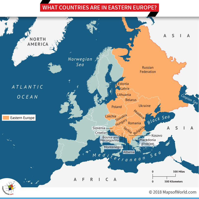 Map Of Eastern Europe Countries Answers