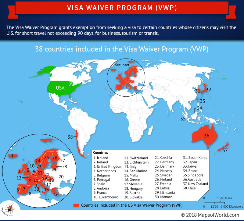 us tourist visa waiver countries