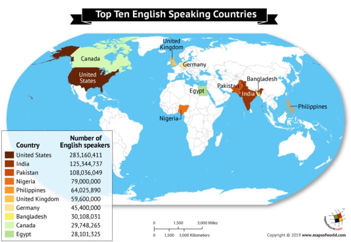 Most English Speaking Countries Largest English Speaking Countries