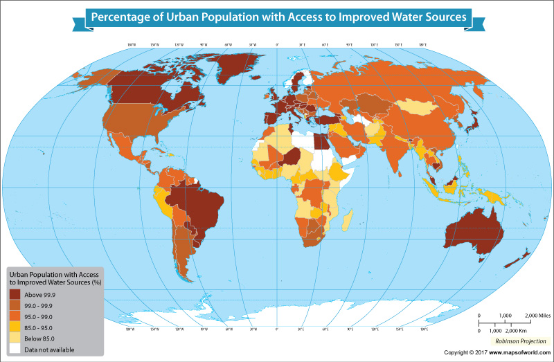 What Countries Have Access To Improved Water Sources Answers