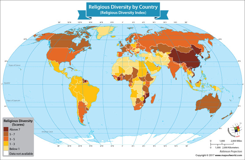 world diversity map