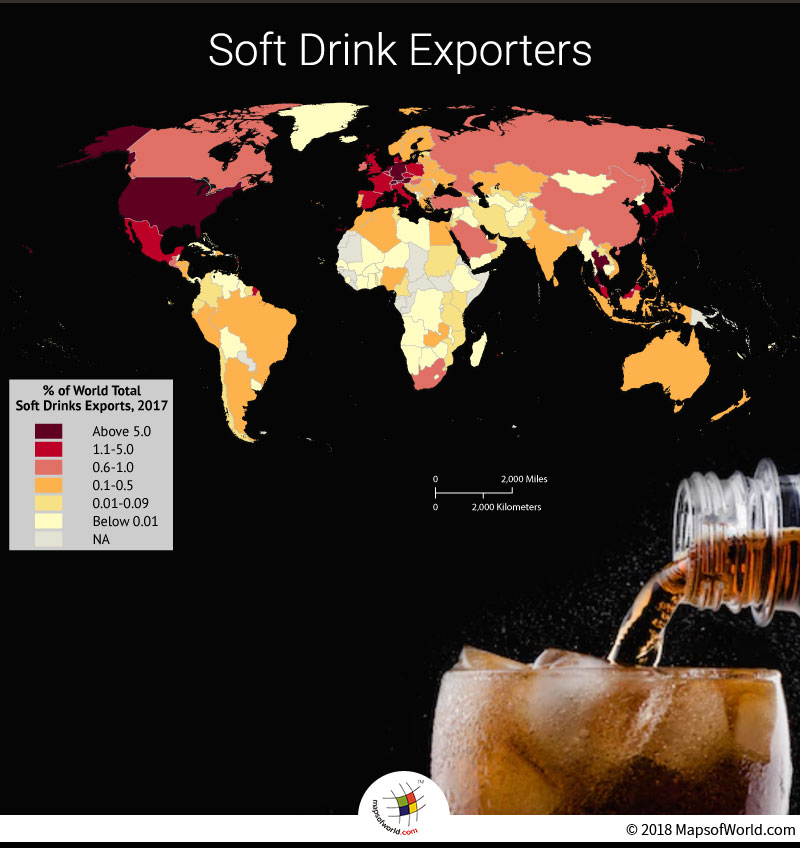 What Countries Are The Top Exporters Of Soft Drinks Answers