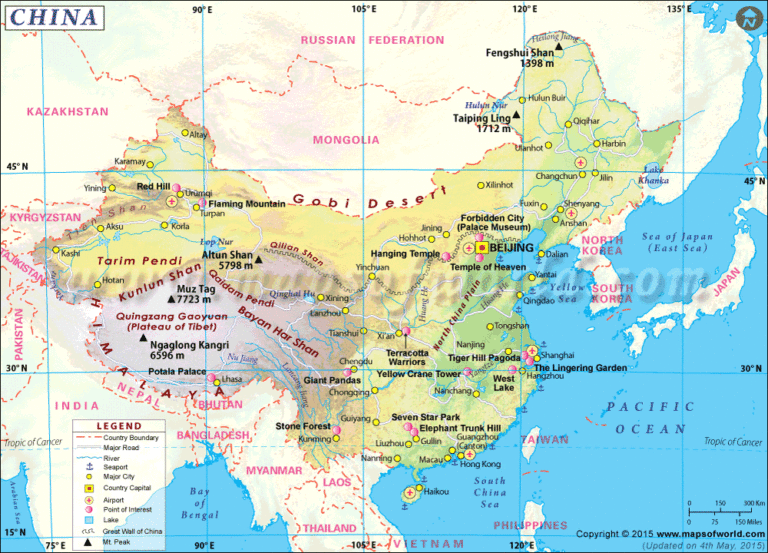 China Map - Answers