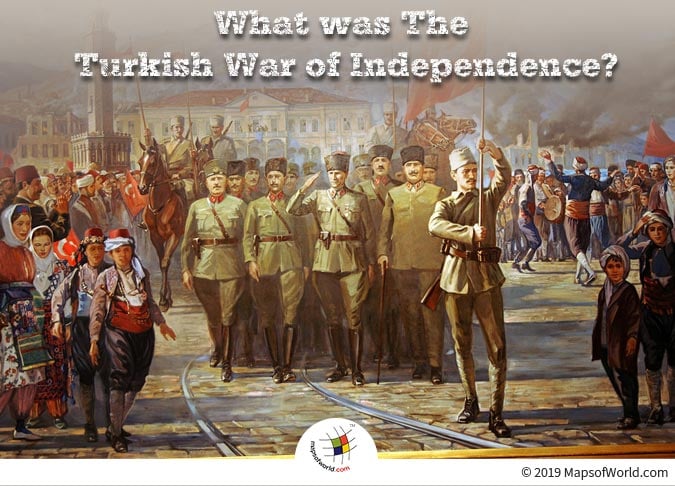 The Turkish War of Independence took place in 1919