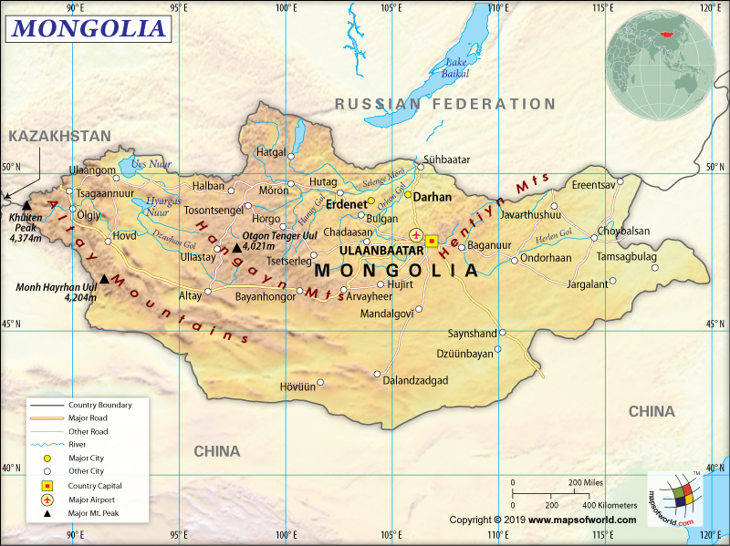 What are the Key Facts of Mongolia? Answers