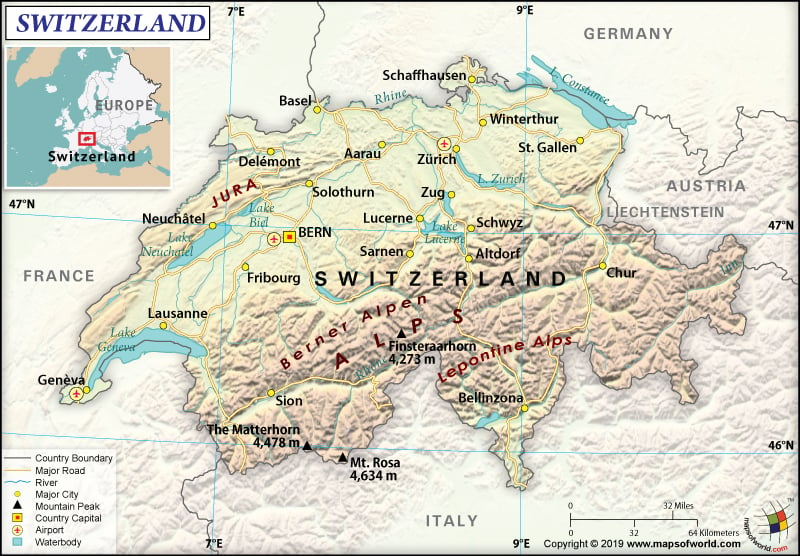 The Official Name of Switzerland is Swiss Confederation