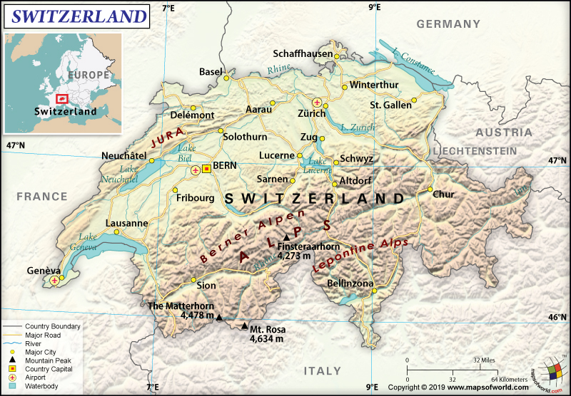 The Official Name of Switzerland is Swiss Confederation 