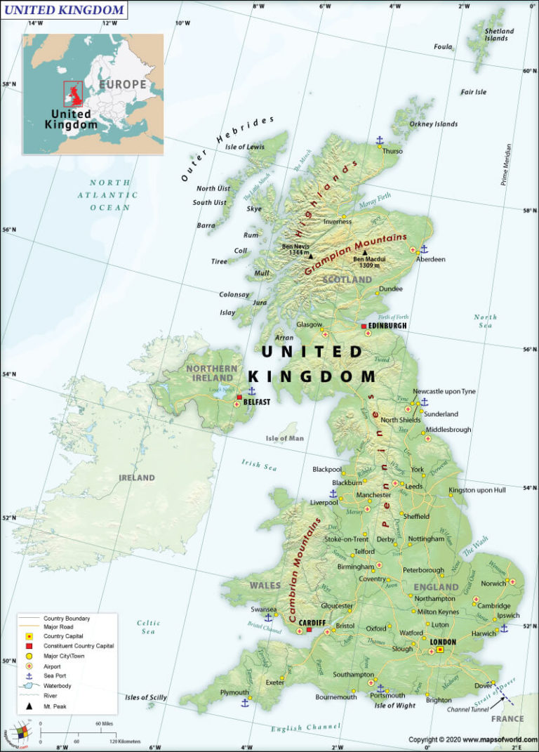 What are the Key Facts of The UK? | United Kingdom Square Miles