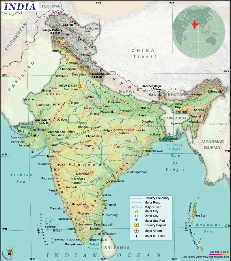 indira point map