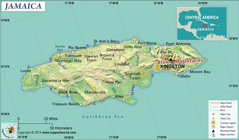 Jamaica - A Caribbean Island Country