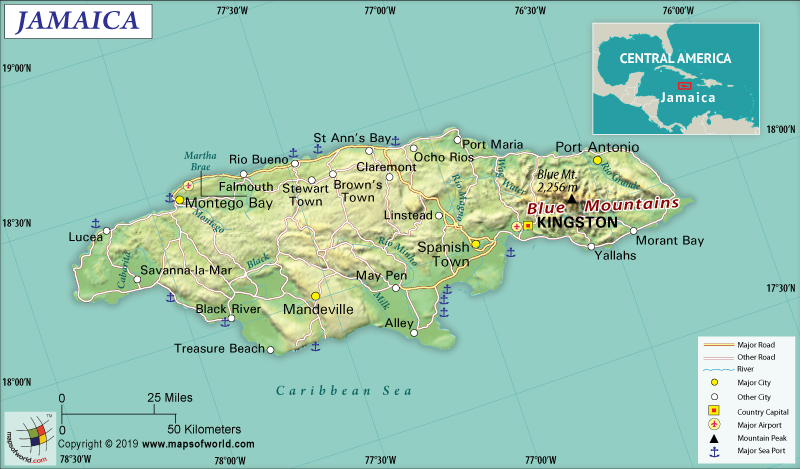 Map Of Jamaica And Surrounding Islands What Are The Key Facts Of Jamaica? | Jamaica Facts - Answers