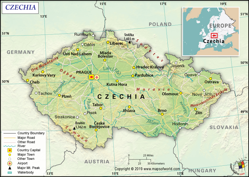 What are the Key Facts of Czechia? | Where is Czechia?