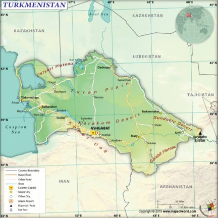 What are the Key Facts of Turkmenistan? - Answers