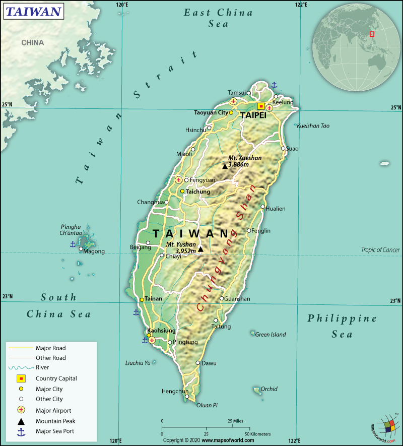 Maps Of Taiwan Detailed Map Of Taiwan In English Tour - vrogue.co