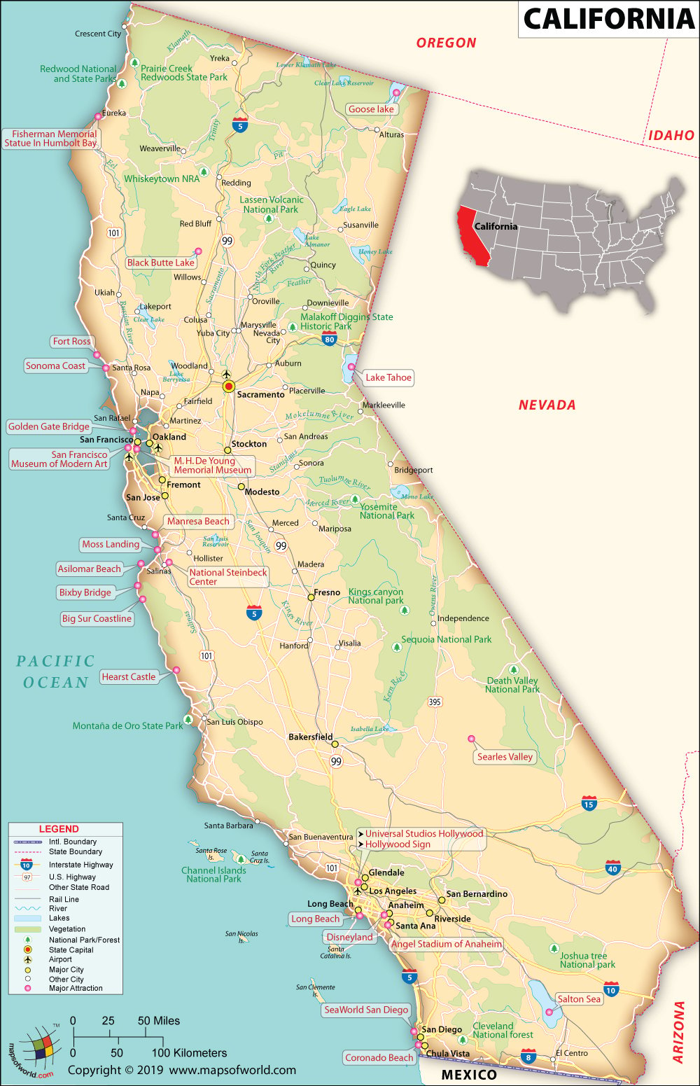 What Are The Key Facts Of California California Facts Answers